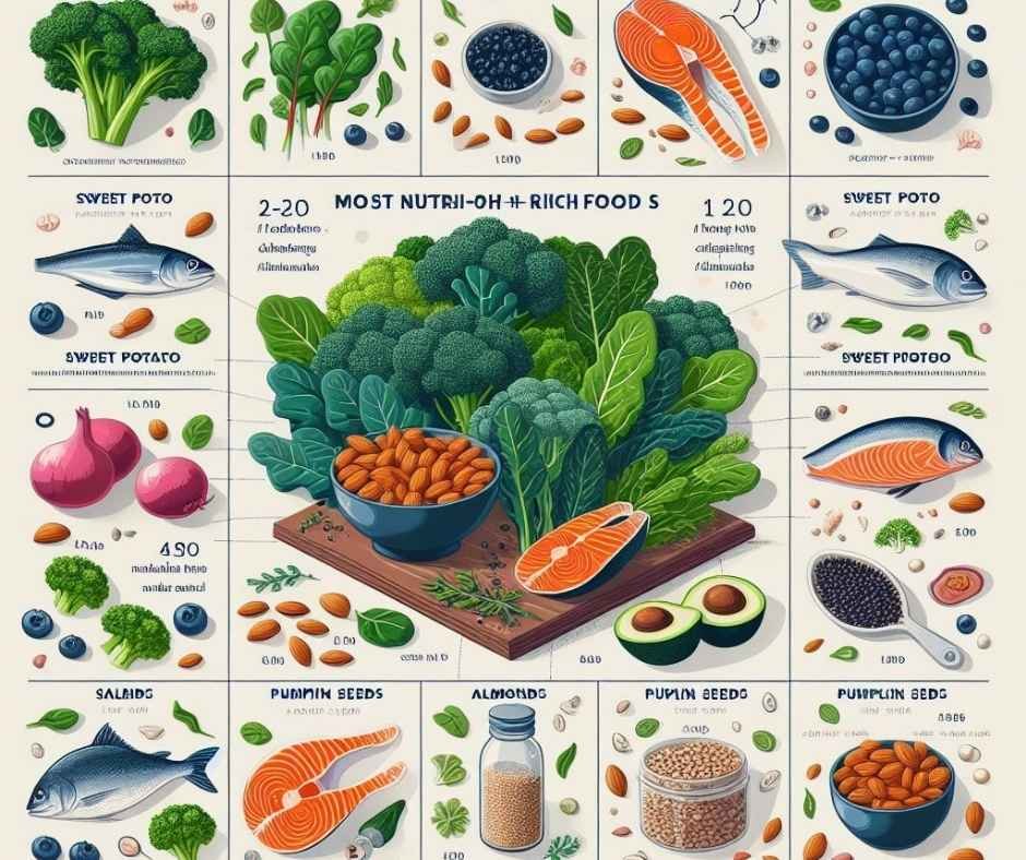 illustration of eating nutritious food